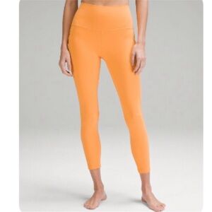 Lululemon Align High-Rise Pant 25” with Pockets Mango Dream Leggings Size 2